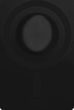 Card Holder Silicone, Magsafe Compatible Black