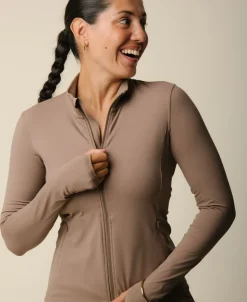 Cartel x Align by Blume contour zip jacket - Hazel