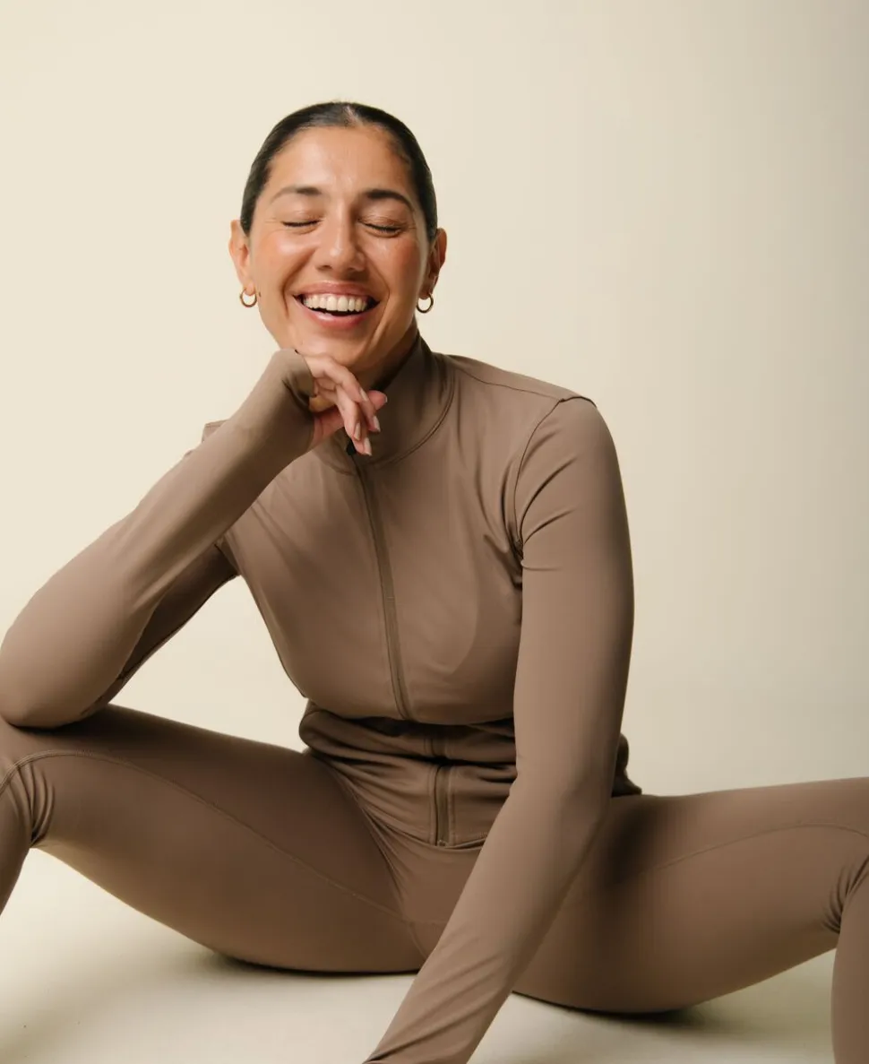 Cartel x Align by Blume contour zip jacket - Hazel