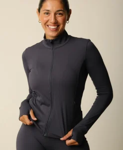 Cartel x Align by Blume contour zip jacket - Charcoal