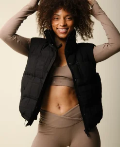 Cartel x Align by Blume puffer vest - Nero