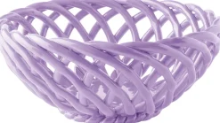 CERAMIC BASKET SICILIA LARGE LILAC