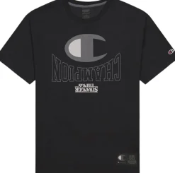 Champion X Stranger Things Logo T-shirt