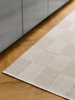 Check Rug-W80 x L200-Sand S check