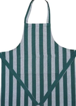 Children Apron 52x64 cm Birk - Stripe dark green