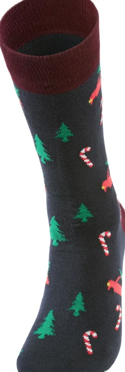 Christmas bamboo sock