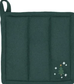 Christmas Fable Grydelapper 22x22 cm grøn 1 stk.