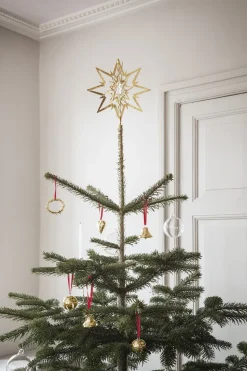 CHRISTMAS MOBILE MISTLETOE 18 KT GOLD PLATED