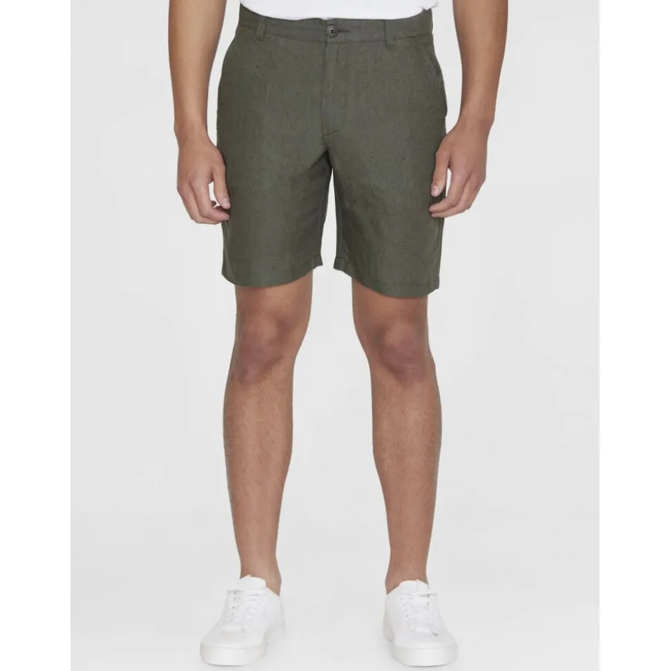 CHUCK regular linen shorts - GOTS/Vegan
