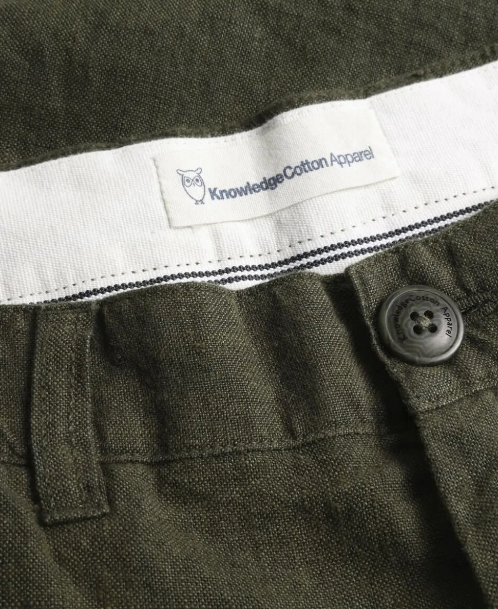 CHUCK regular linen shorts - GOTS/Vegan