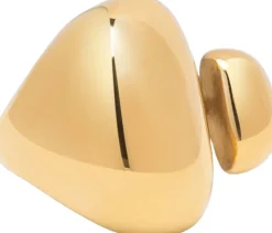 Chunky Cuff Ring in Gold