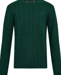 CLASSIC COTTON CABLE CREW NECK