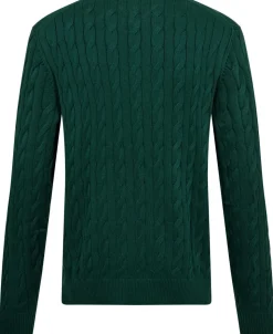 CLASSIC COTTON CABLE CREW NECK