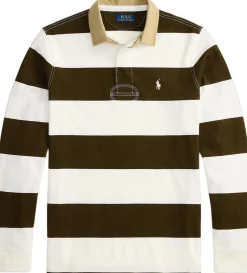 Classic Fit Khaki-Collar Rugby Shirt