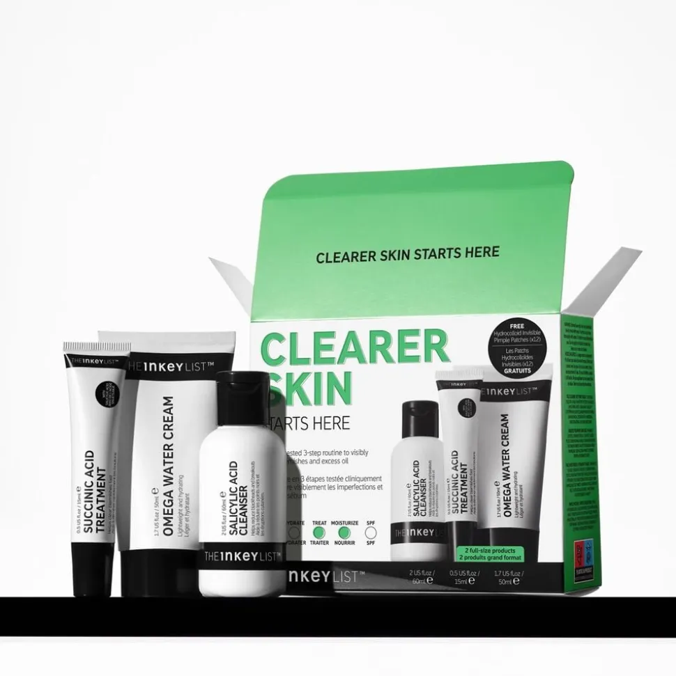 Clearer Skin Starts Here - Sæt med plejeprodukter til urenheder
