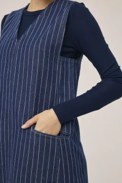 Cleo 15 Spencer denimkjole - 100% Økologisk bomuld GOTS