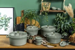 Cocotte 24 cm Eukalyptus Støbejern