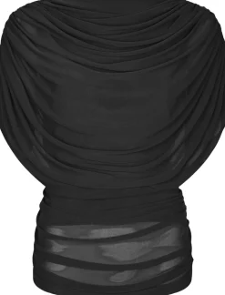 Cottuna Drapy Mesh Top