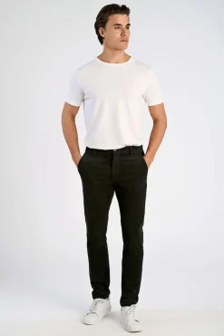Cropped corduroy pants