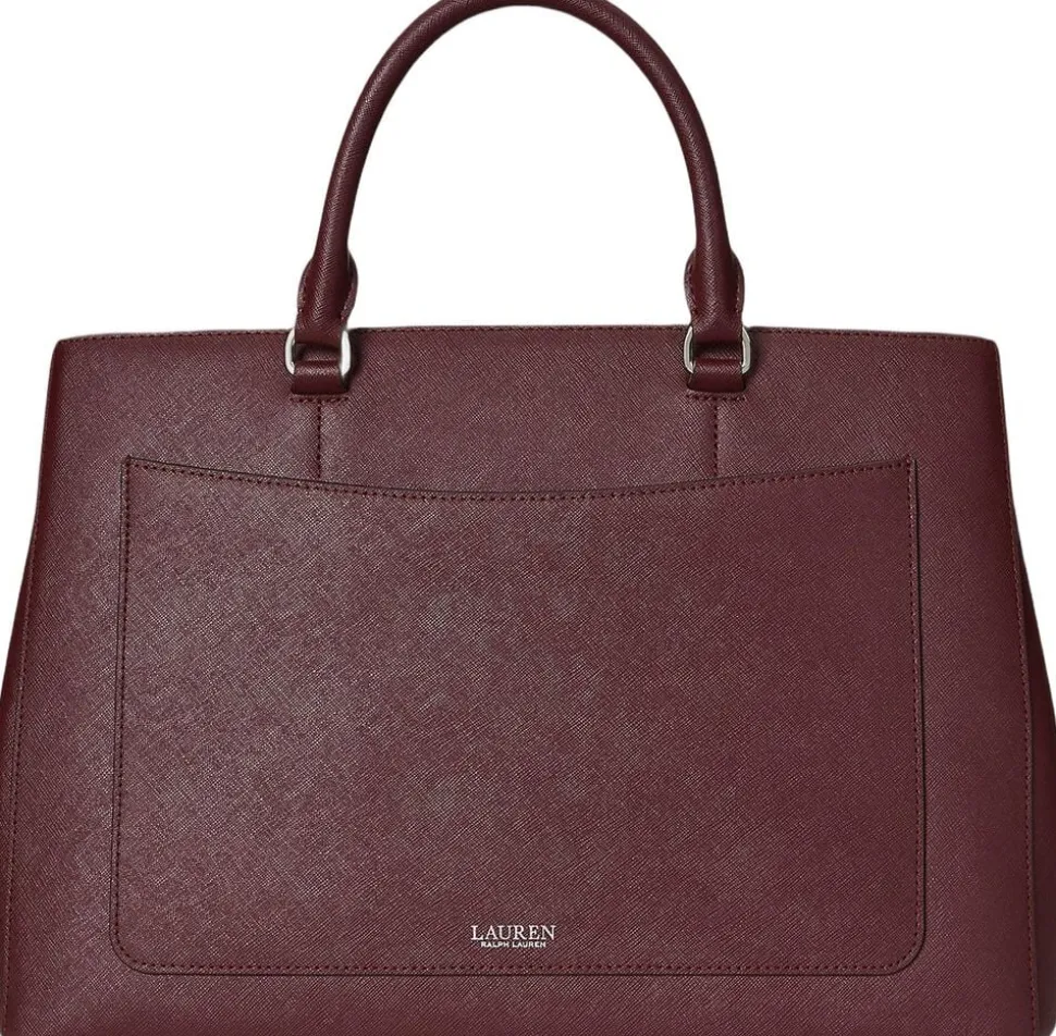 Crosshatch Leather Large Hanna Satchel