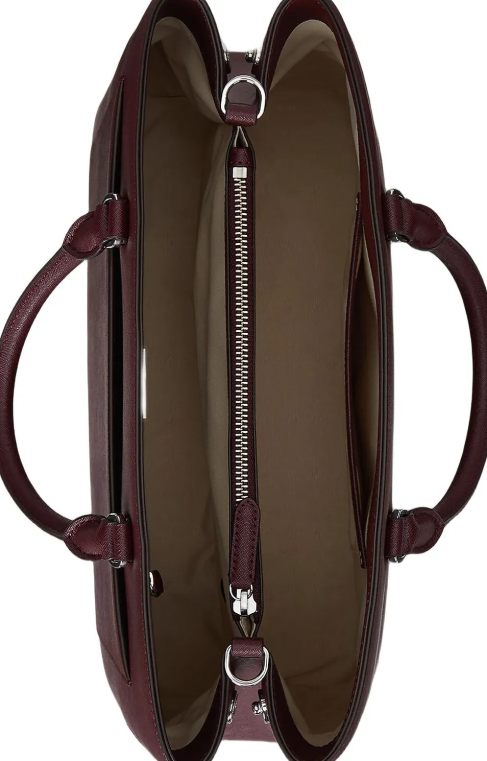 Crosshatch Leather Large Hanna Satchel