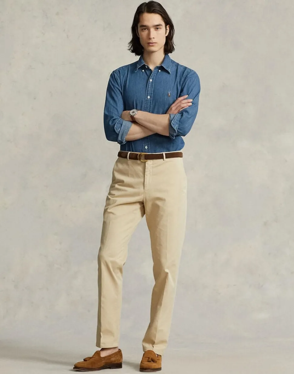 Custom Fit Denim Shirt