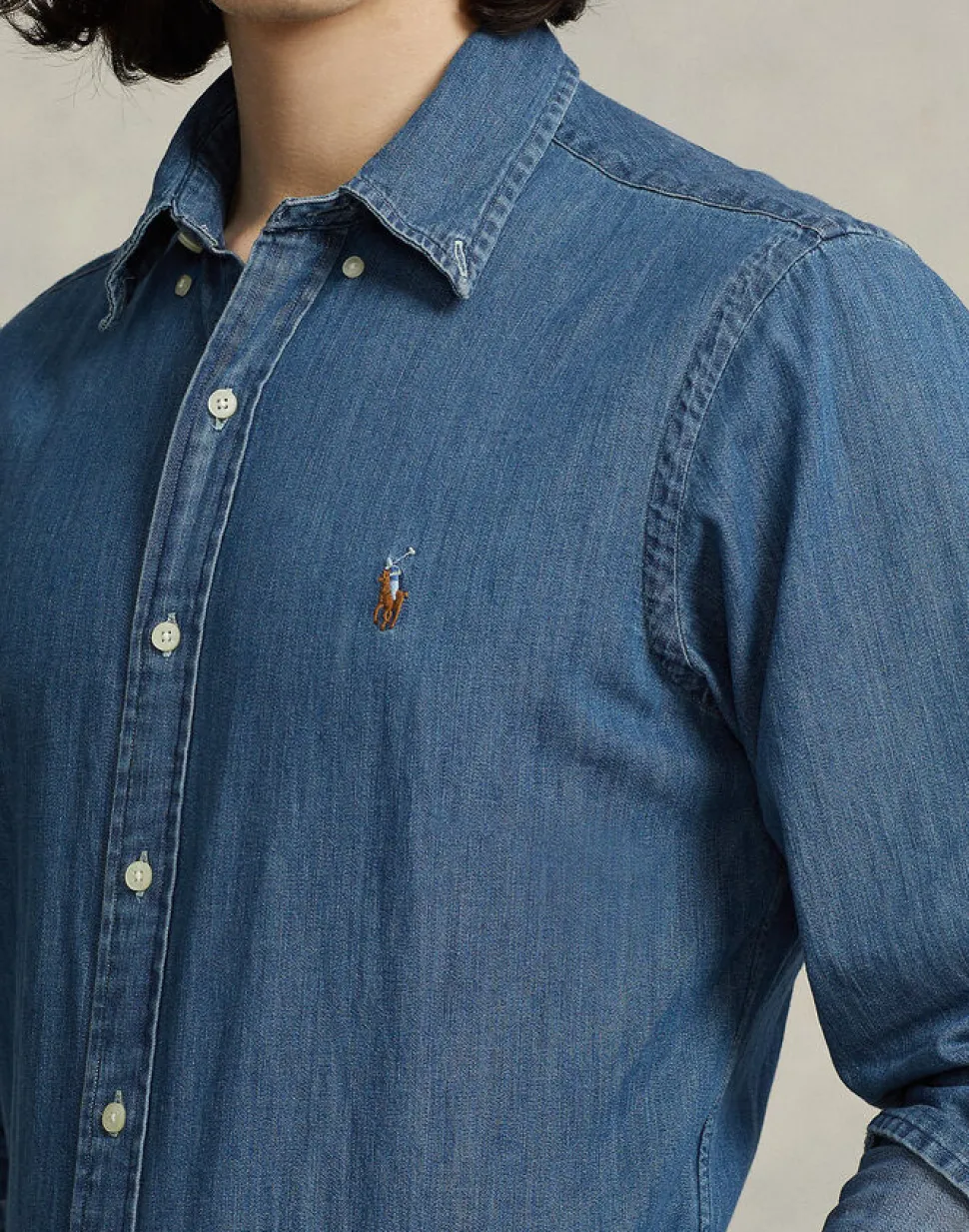 Custom Fit Denim Shirt