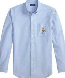 Custom Fit Polo Bear Oxford Shirt