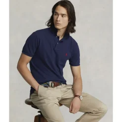 Custom Slim Fit Mesh Polo