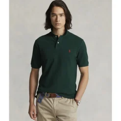 Custom Slim Fit Mesh Polo Shirt