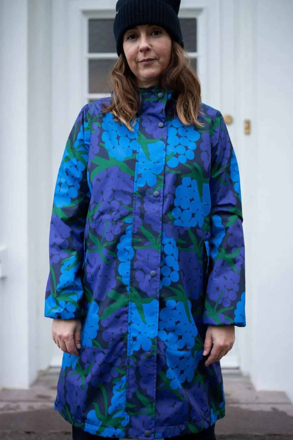 Danedith Rain Coat Dk Navy MAXIBERRY