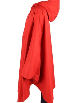 Danerain Poncho Bright Red