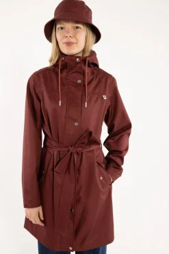 Danerainlover Raincoat Dark Brick