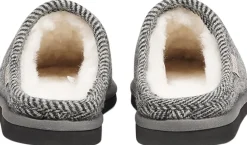 DARWIN WOOL - OPEN WOOL SLIPPERS WITH SHEARLING LINING
