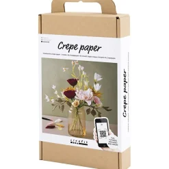 DIY Kit Crepepapir, Buket, Stræk/crepe: 180%