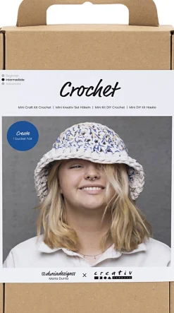 DIY Kit Hækle, Chunky bøllehat