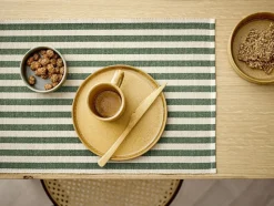 Dækkeserviet 33x48 2-pk Statement Stripe Green