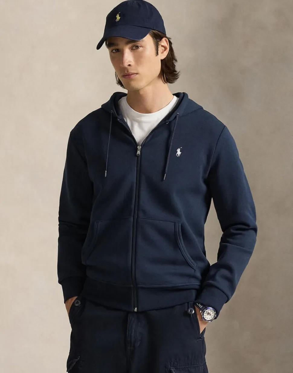 Double-Knit Full-Zip Hoodie