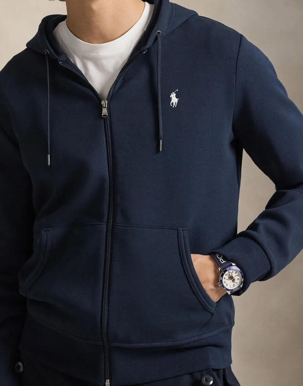 Double-Knit Full-Zip Hoodie