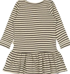 Dress L/S Modal Striped