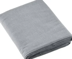 Dug 270 x 140 cm Lys grå 100% ny bomuld