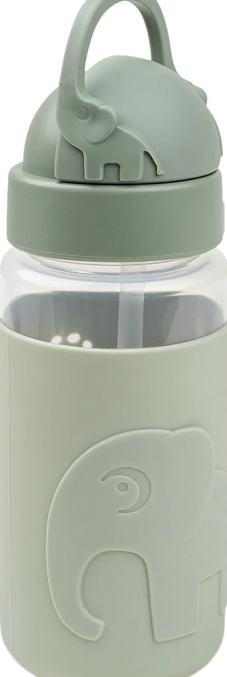 Easy-grip drikkedunk m/ sugerør Elphee Grøn