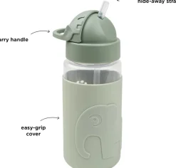 Easy-grip drikkedunk m/ sugerør Elphee Grøn