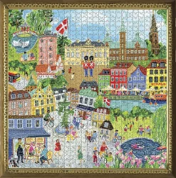 eeBoo - Puslespil 1000 brk - København