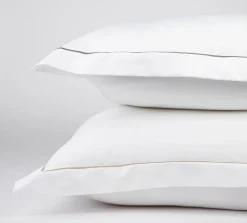 Egyptisk sengesæt med broderet stikning