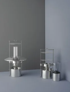 EM skibslampe H 43 cm steel