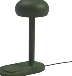 Emendo lampe med Qi trådløs oplader Emerald