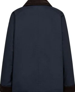 Emmy 4 coated jakke med fløjlskanter - GRS