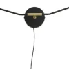 ERIS wall lamp, 2 arms - black