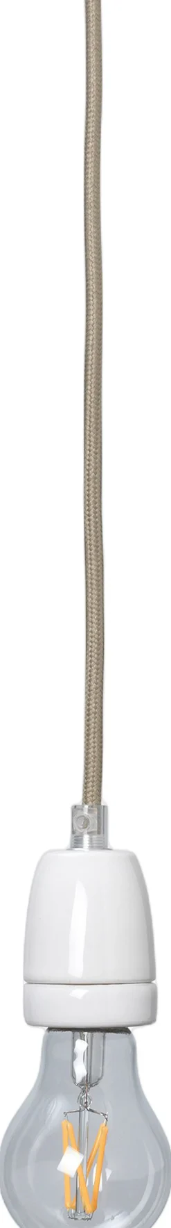 Fabric cord set ceramic socket 4m - Pendant